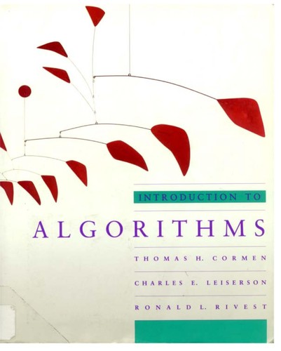 Thomas H. Cormen: Introduction to Algorithms (1990, MIT Press)