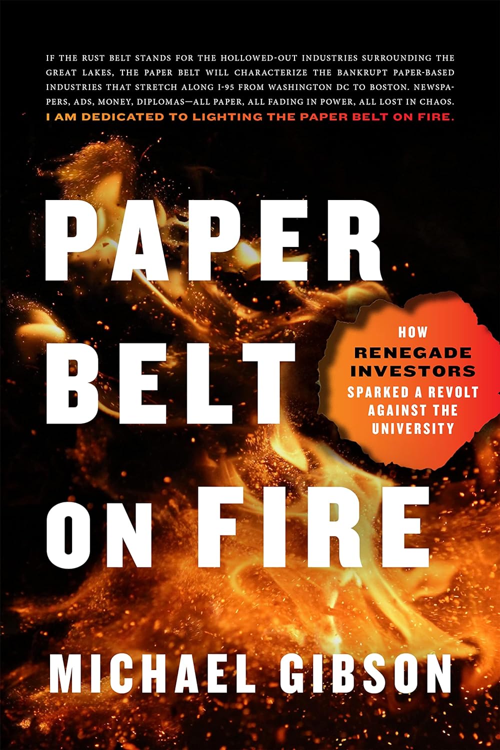 Paper Belt on Fire (2022, Encounter Books)