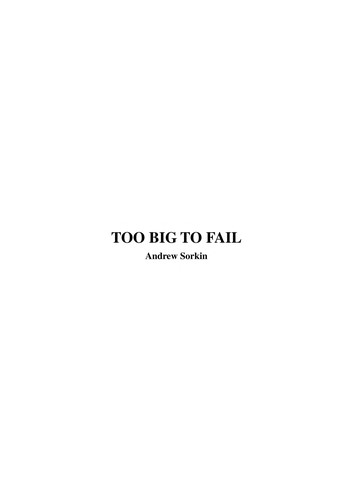 Andrew Ross Sorkin: Too big to fail (2009, Viking)