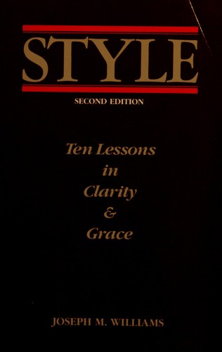 Joseph M. Williams: Style (1985, Scott, Foresman)