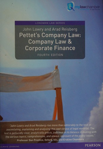 B. G. Pettet: Pettet, Lowry & Reisberg's company law (2012, Pearson Longman)