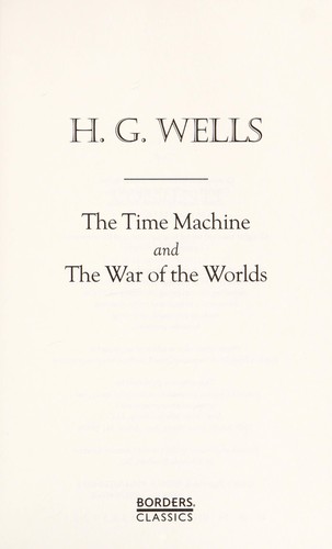 H. G. Wells: The time machine (2006, Borders Classics)