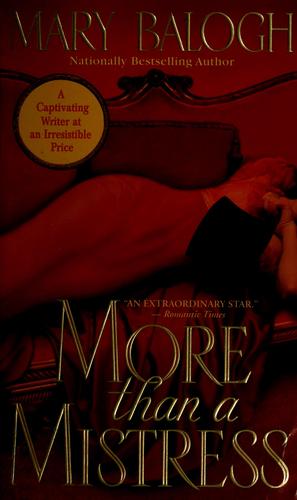 Mary Balogh: More than a mistress (2001, Dell)