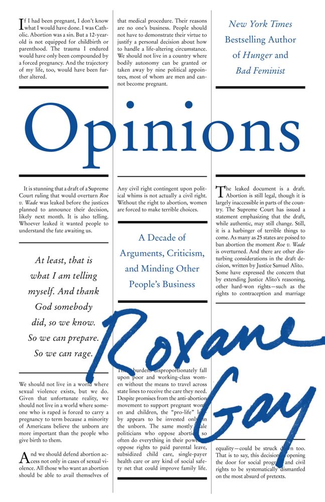 Roxane Gay: Opinions (2023, HarperCollins Publishers)