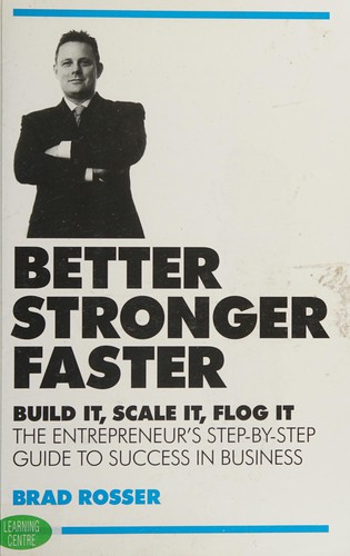 Brad Rosser: Better stronger faster (2009, Infinite Ideas)