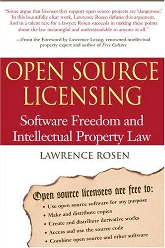 Lawrence Rosen: Open Source Licensing (Paperback, 2004, Prentice Hall PTR)