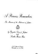Gayatri Devi, Gayatri Devi: A princess remembers (1976, Lippincott)