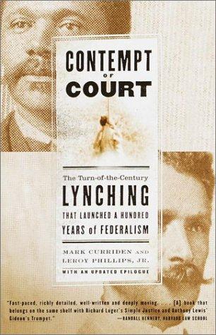 Mark Curriden: Contempt of court (2001, Anchor Books)