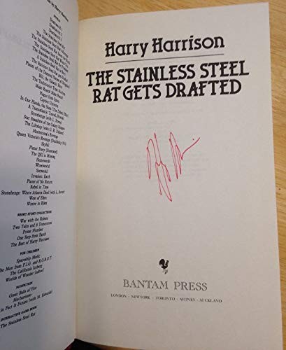 Harry Harrison: The stainless steel rat gets drafted (1987, Bantam, London: Bantam Ltd.)