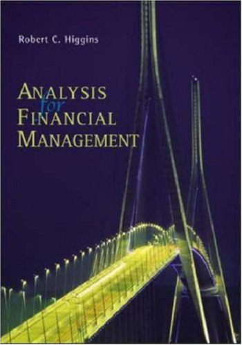 Robert Higgins: Analysis for Financial Management (Paperback, 2003, McGraw-Hill Education)