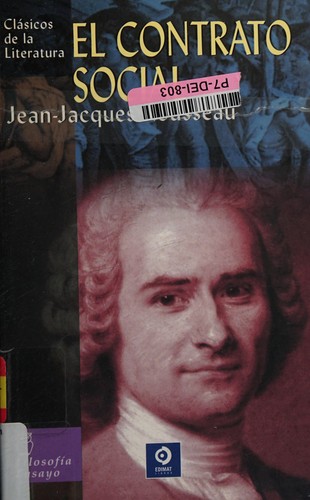 Jean-Jacques Rousseau: El contrato social (Spanish language, 2007, Edimat)