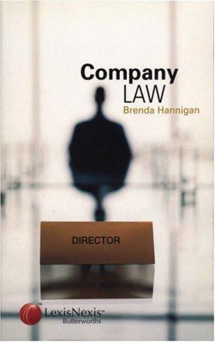 Brenda Hannigan: Company Law (2003, LexisNexis UK)