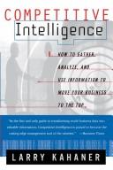 Larry Kahaner: Competitive intelligence (1996, Simon & Schuster)