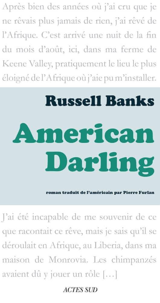 Russell Banks: American Darling (French language)