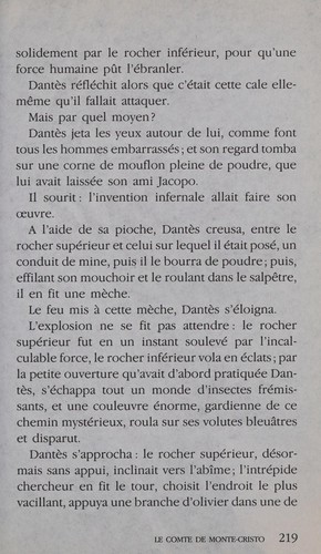 Alexandre Dumas: Le comte de Monte-Cristo (French language, 1993, Hachette jeunesse)