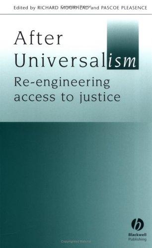 Richard Moorhead, Pascoe Pleasence, Sol Picciotto, Peter Vincent-Jones, Colin Scott, Oren Perez, Imelda Maher, Louise Davies, Julia Black, Bettina Large: After universalism (Paperback, 2003, Blackwell Pub.)