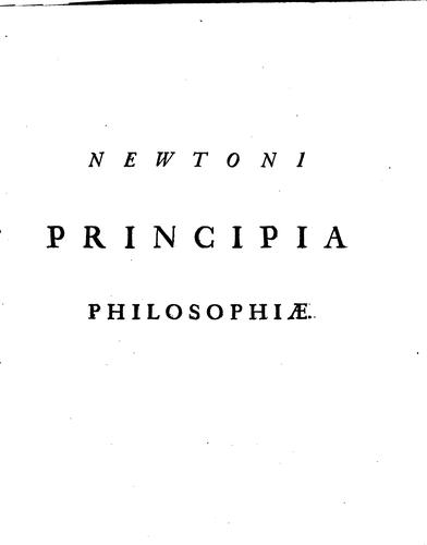 Sir Isaac Newton: Philosophiæ naturalis principia mathematica (Latin language, 1726, apud Guil. & Joh. Innys)