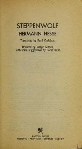 Herman Hesse: Steppenwolf (1969, Bantam Books)