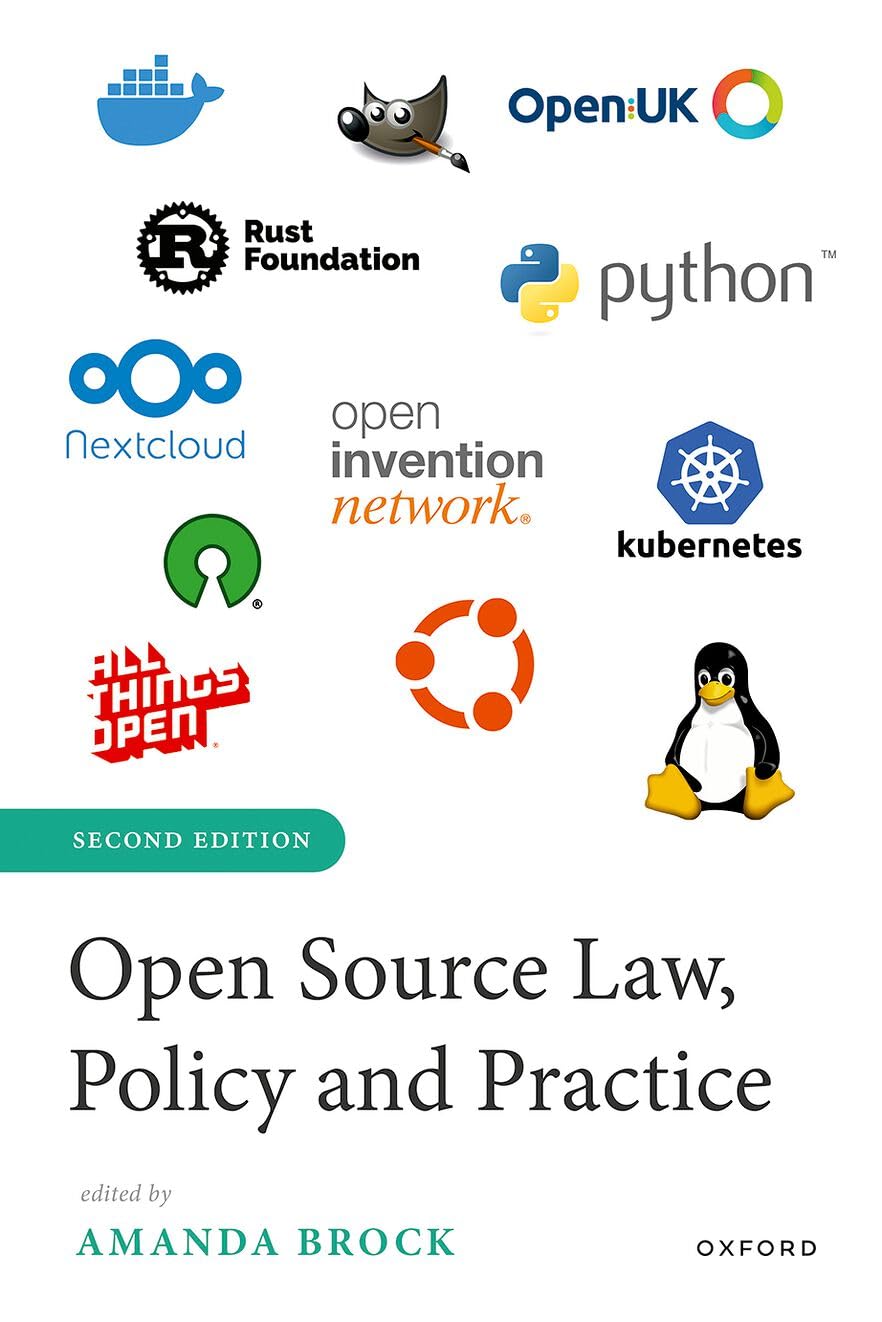 Amanda Brock: Open Source Law, Policy and Practice (2022, Oxford University Press)