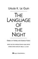 Ursula K. Le Guin: The  language of the night (1992, HarperCollins Publishers)